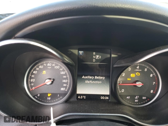 2015 Mercedes-Benz C-Class C 400 with VIN 55SWF6GB6FU026999, listed as a Copart auction lot 45995755 with 0 mi miles and Salvage Title. Bid and sale history available at carsss.com. Image 9.