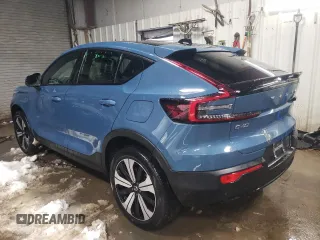 2023 Volvo C40 Recharge Pure Electric Plus with VIN YV4ED3GLXP2065364, listed as a Copart auction lot 38212714 with 6,017 mi miles. Bid and sale history available at carsss.com. Image 2.