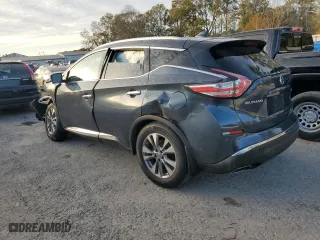 2017 Nissan Murano SL with VIN 5N1AZ2MG8HN160957, listed as a Copart auction lot 88212675 with 88,587 mi miles and Salvage Title. Bid and sale history available at carsss.com. Image 2.