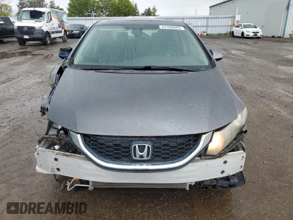 2013 Honda Civic LX z VIN 2HGFB2F53DH101197, wystawiony jako Copart lot #57496665 z przebiegiem 167 450 mil mil oraz Szkoda całkowita • Salvage title. Historia ofert i sprzedaży dostępna na DreamBid. Obrazek 5.