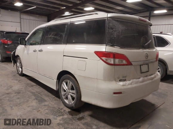 2012 Nissan Quest S z VIN JN8AE2KP4C9044275, wystawiony jako IAAI lot #41610060 z przebiegiem 147 561 mil mil oraz . Historia ofert i sprzedaży dostępna na DreamBid. Obrazek 3.