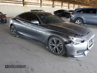 2020 Infiniti Q60 Luxe with VIN JN1EV7EK3LM340253, listed as a Copart auction lot 54211774 with 55,155 mi miles and Salvage Title. Bid and sale history available at carsss.com. Image 4.