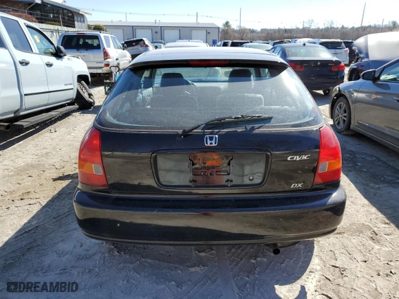 1996 Honda Civic DX with VIN 2HGEJ6344TH117621, listed as a Copart auction lot 44725965 with 122,814 mi miles and Clean Title. Bid and sale history available at carsss.com. Image 6.
