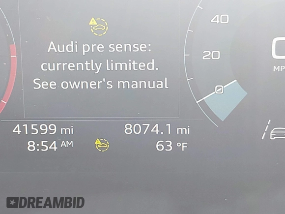2022 Audi Q3 S line Premium with VIN WA1DECF32N1022633, listed as a IAAI auction lot 42141243 with 41,599 mi miles and . Bid and sale history available at DreamBid. Image 16.