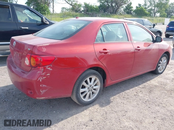 2009 Toyota Corolla with VIN JTDBL40E199062020, listed as a IAAI auction lot 42494590 with 275,569 mi miles and . Bid and sale history available at DreamBid. Image 4.