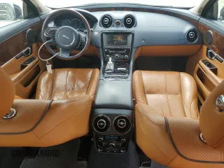2015 Jaguar XJ Portfolio with VIN SAJWJ2GD8F8V84252, listed as a Copart auction lot 49313935 with 90,545 mi miles and Salvage title. Bid and sale history available at DreamBid. Image 8.