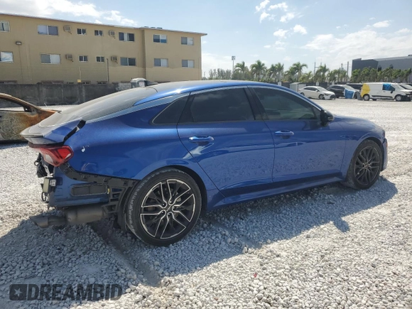 2022 Kia K5 GT with VIN 5XXG44J80NG150016, listed as a Copart auction lot 49408325 with 79,238 mi miles and Non Repairable. Bid and sale history available at carsss.com. Image 3.