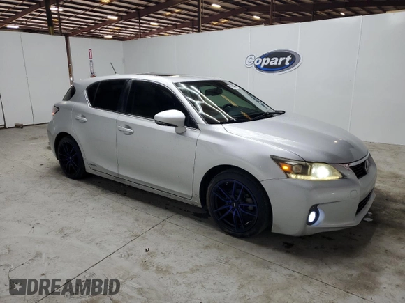 2011 Lexus CT 200h with VIN JTHKD5BH1B2046293, listed as a Copart auction lot 52329215 with 183,489 mi miles and Clean Title. Bid and sale history available at DreamBid. Image 4.
