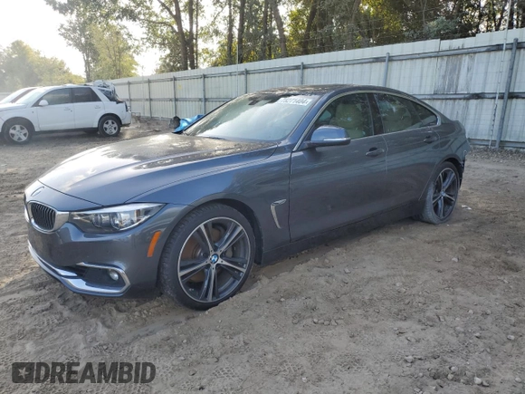 2019 BMW 4 Series 440i z VIN WBA4J5C56KBM65695, wystawiony jako Copart lot #78271404 z przebiegiem 57 283 mil mil oraz Szkoda całkowita • Salvage title. Historia ofert i sprzedaży dostępna na DreamBid. Obrazek 1.
