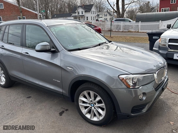 2015 BMW X3 xDrive28i with VIN 5UXWX9C5XF0D6103, listed as a Copart auction lot 49870115 with 175,156 mi miles and Clean Title. Bid and sale history available at carsss.com. Image 1.