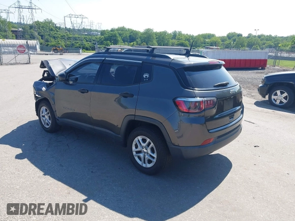 2018 Jeep Compass Sport с VIN 3C4NJCAB9JT411468, выставлен на аукционе IAAI как лот 42408617 с пробегом 86 042 миль миль и . История ставок и продаж доступна на DreamBid. Изображение 3.