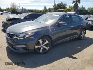 2020 Kia Optima LX with VIN 5XXGT4L39LG407272, listed as a Copart auction lot 50425855 with 80,516 mi miles and Salvage Title. Bid and sale history available at carsss.com. Image 1.