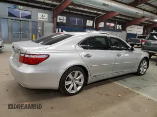 2008 Lexus LS 600h L with VIN JTHDU46F185002409, listed as a Copart auction lot 79900444 with 156,054 mi miles and Salvage title. Bid and sale history available at DreamBid. Image 3.