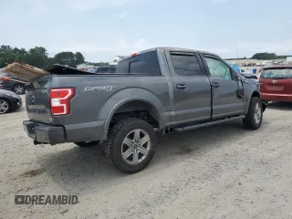 2018 Ford F-150 XL with VIN 1FTEW1E54JFD50664, listed as a Copart auction lot 57517945 with 106,649 mi miles and Salvage title. Bid and sale history available at DreamBid. Image 3.