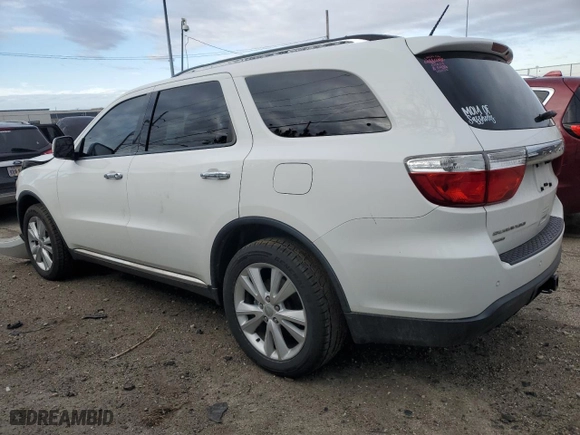 2013 Dodge Durango Crew with VIN 1C4RDJDG3DC552637, listed as a Copart auction lot 48310185 with 123,012 mi miles and Salvage Title. Bid and sale history available at carsss.com. Image 2.