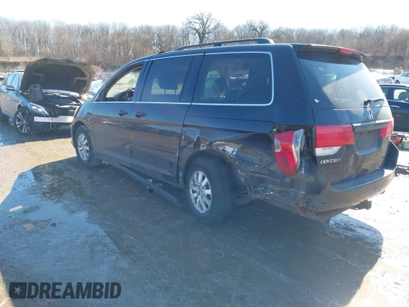2008 Honda Odyssey EX-L z VIN 5FNRL38758B066638, wystawiony jako IAAI lot #41664349 z przebiegiem 134 194 mil mil oraz . Historia ofert i sprzedaży dostępna na DreamBid. Obrazek 3.