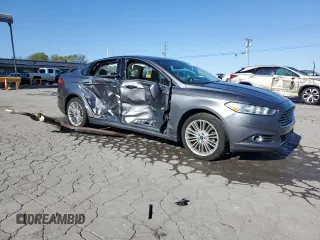2014 Ford Fusion SE with VIN 3FA6P0HD5ER349083, listed as a Copart auction lot 52398625 with 91,796 mi miles and Salvage Title. Bid and sale history available at carsss.com. Image 4.