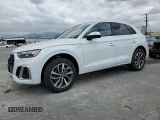 2023 Audi Q5 S line Premium Plus with VIN WA1EAAFY7P2147639, listed as a Copart auction lot 53052525 with 12,411 mi miles and Salvage title. Bid and sale history available at DreamBid. Image 1.
