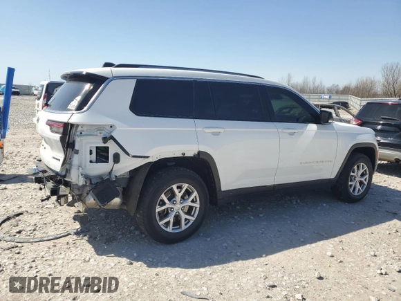 2021 Jeep Grand Cherokee Limited с VIN 1C4RJKBG9M8134460, выставлен на аукционе Copart как лот 52905975 с пробегом 33 032 миль миль и Чистый • Clean title. История ставок и продаж доступна на DreamBid. Изображение 3.