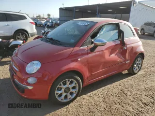 2017 FIAT 500 Lounge z VIN 3C3CFFCR1HT548794, wystawiony jako Copart lot #71608454 z przebiegiem 49 402 mil mil oraz Szkody całkowita. Historia ofert i sprzedaży dostępna na DreamBid. Obrazek 1.