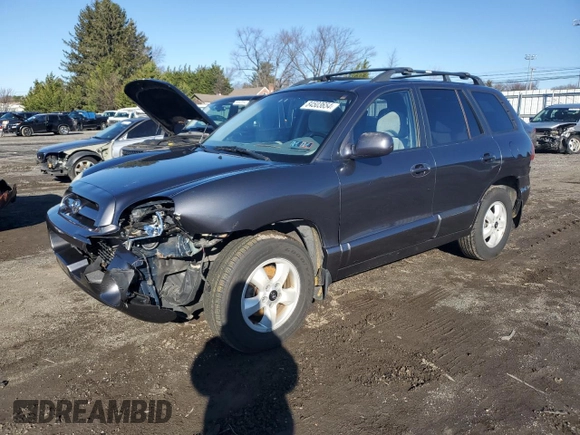 2006 Hyundai Santa Fe GLS with VIN KM8SC73D26U038446, listed as a Copart auction lot 84503654 with 181,717 mi miles and Salvage Title. Bid and sale history available at carsss.com. Image 1.