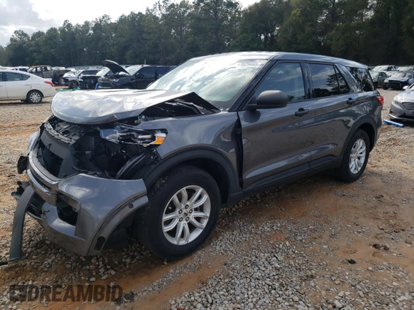 2021 Ford Explorer with VIN 1FMSK7BHXMGB90672, listed as a Copart auction lot 43829465 with 72,167 mi miles and Non Repairable. Bid and sale history available at carsss.com. Image 1.