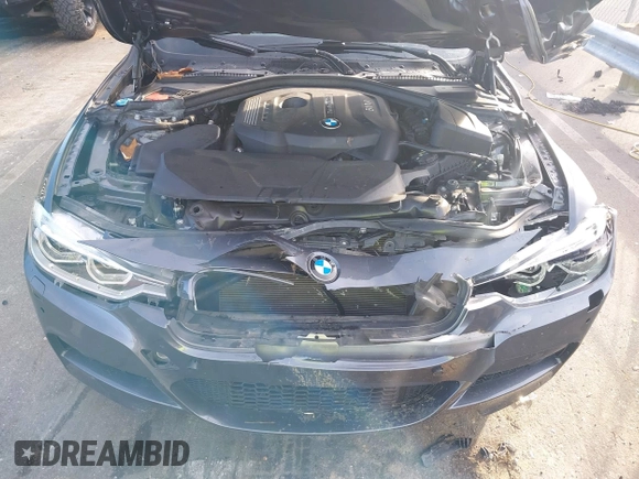 2017 BMW 3 Series 330i with VIN WBA8B9G30HNU53208, listed as a IAAI auction lot 40834514 with 73,119 mi miles. Bid and sale history available at carsss.com. Image 10.