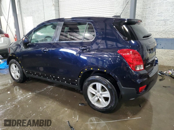 2021 Chevrolet Trax LS with VIN KL7CJNSB2MB316352, listed as a Copart auction lot 45127145 with 57,640 mi miles and Salvage Title. Bid and sale history available at carsss.com. Image 2.