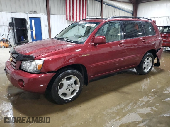 2004 Toyota Highlander z VIN JTEEP21A140057071, wystawiony jako Copart lot #61100575 z przebiegiem 123 763 mil mil oraz Szkoda całkowita • Salvage title. Historia ofert i sprzedaży dostępna na DreamBid. Obrazek 1.