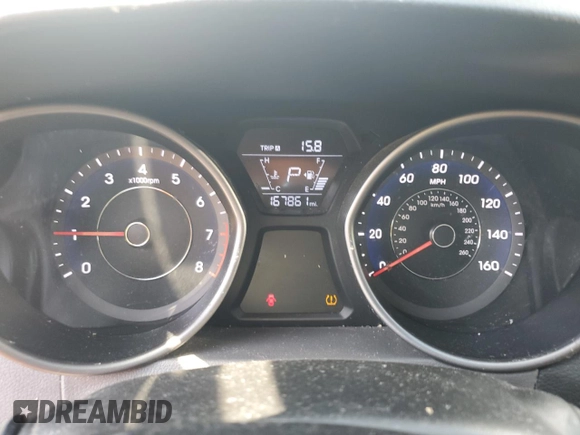 2014 Hyundai Elantra SE with VIN 5NPDH4AE3EH459318, listed as a Copart auction lot 52464215 with 167,861 mi miles and Salvage Title. Bid and sale history available at DreamBid. Image 9.