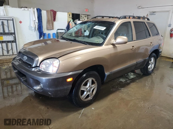 2004 Hyundai Santa Fe GLS with VIN KM8SC73D74U854386, listed as a Copart auction lot 48880465 with 79,021 mi miles and Salvage Title. Bid and sale history available at carsss.com. Image 1.