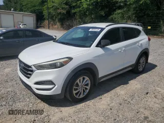 2017 Hyundai Tucson SE z VIN KM8J33A43HU506940, wystawiony jako Copart lot #58335135 z przebiegiem 166 061 mil mil oraz Czysty tytuł • Clean title. Historia ofert i sprzedaży dostępna na DreamBid. Obrazek 1.