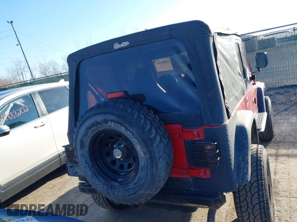 1997 Jeep Wrangler SE z VIN 1J4FY29PXVP476036, wystawiony jako IAAI lot #41882559 z przebiegiem 82 888 mil mil oraz . Historia ofert i sprzedaży dostępna na DreamBid. Obrazek 16.