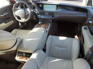 2019 Lexus LS with VIN JTHB51FF1K5007992, listed as a Copart auction lot 41453165 with 50,571 mi miles and Salvage Title. Bid and sale history available at carsss.com. Image 8.