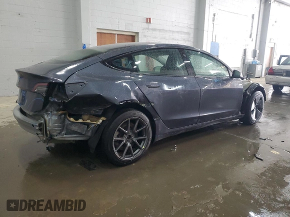 2023 Tesla Model 3 с VIN 5YJ3E1EA6PF655555, выставлен на аукционе Copart как лот 58616695 с пробегом 33 667 миль миль и Списание • Salvage title. История ставок и продаж доступна на DreamBid. Изображение 3.