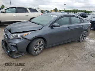 2019 Kia Forte LXS with VIN 3KPF24AD1KE136290, listed as a Copart auction lot 58561635 with 59,916 mi miles and Salvage title. Bid and sale history available at DreamBid. Image 1.