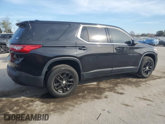 2021 Chevrolet Traverse LS with VIN 1GNERLKW3MJ181472, listed as a Copart auction lot 43199495 with Not Provided miles and Clean Title. Bid and sale history available at carsss.com. Image 3.