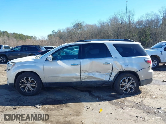 2014 GMC Acadia SLT with VIN 1GKKRRKD1EJ260657, listed as a IAAI auction lot 41383103 with 154,915 mi miles. Bid and sale history available at carsss.com. Image 14.