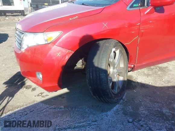 2009 Toyota Venza with VIN 4T3BK11AX9U023326, listed as a IAAI auction lot 41356383 with 53,590 mi miles and . Bid and sale history available at DreamBid. Image 6.