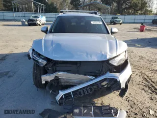 2021 Audi Q5 Premium with VIN WA1AAAFY5M2005042, listed as a Copart auction lot 46650665 with 47,918 mi miles and Salvage Title. Bid and sale history available at carsss.com. Image 5.