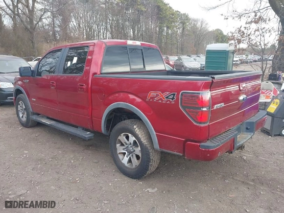 2014 Ford F-150 XL with VIN 1FTFW1ET5EKG39875, listed as a IAAI auction lot 41795435 with 133,062 mi miles. Bid and sale history available at carsss.com. Image 3.