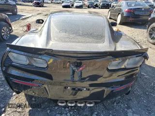 2019 Chevrolet Corvette Z06 1LZ with VIN 1G1YP2D60K5605501, listed as a Copart auction lot 47521875 with 6,752 mi miles and Salvage Title. Bid and sale history available at carsss.com. Image 6.