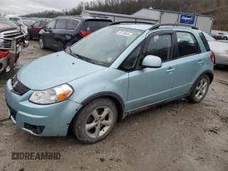 2009 Suzuki SX4 Man AWD with VIN JS2YB413796204498, listed as a Copart auction lot 84153634 with 137,095 mi miles and Salvage Title. Bid and sale history available at carsss.com. Image 1.
