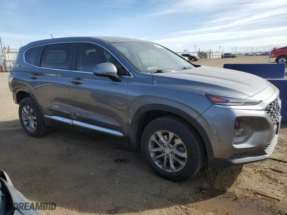 2019 Hyundai Santa Fe SE with VIN 5NMS2CAD6KH096922, listed as a Copart auction lot 49371485 with 79,939 mi miles and Salvage Title. Bid and sale history available at carsss.com. Image 4.