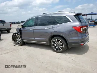 2021 Honda Pilot Elite with VIN 5FNYF6H09MB051707, listed as a Copart auction lot 59348355 with 100,000 mi miles and Salvage title. Bid and sale history available at DreamBid. Image 2.