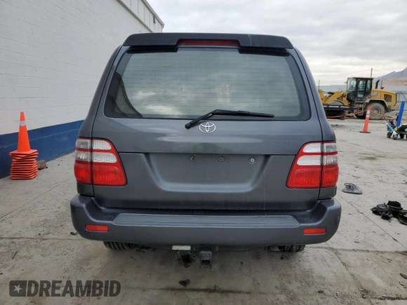 2003 Toyota Land Cruiser with VIN JTEHT05J932048998, listed as a Copart auction lot 88361125 with 0 mi miles and Salvage Title. Bid and sale history available at carsss.com. Image 6.