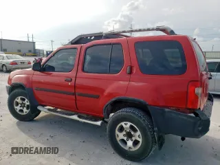 2001 Nissan Xterra XE with VIN 5N1ED28T81C514582, listed as a Copart auction lot 62754045 with 179,565 mi miles and Salvage title. Bid and sale history available at DreamBid. Image 2.