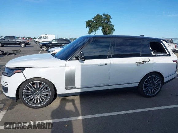 2021 Land Rover Range Rover with VIN SALGS5SEXMA432828, listed as a IAAI auction lot 42327473 with 48,734 mi miles and . Bid and sale history available at DreamBid. Image 14.