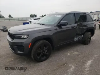 2024 Jeep Grand Cherokee Laredo X with VIN 1C4RJGAG0RC264338, listed as a Copart auction lot 56797895 with 10,755 mi miles and Salvage title. Bid and sale history available at DreamBid. Image 1.