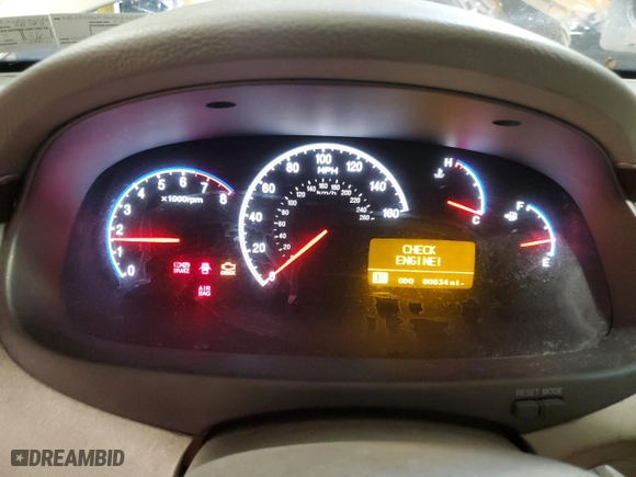 2006 Hyundai Azera SE with VIN KMHFC46F96A051743, listed as a Copart auction lot 50220485 with 80,834 mi miles and Salvage Title. Bid and sale history available at carsss.com. Image 9.